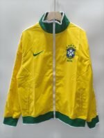2026 Brazil Yellow Windbreaker Double-sided Soccer Jacket - Image 4