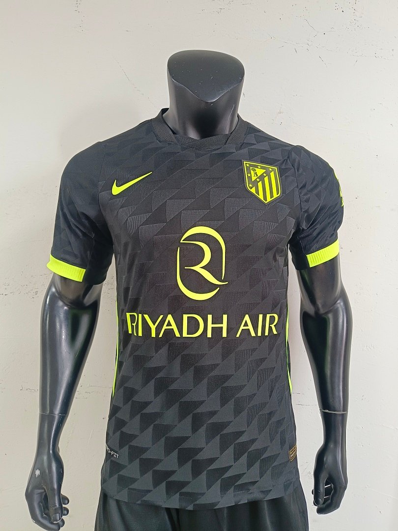 b56f7967 Player version 26-27 Atletico Madrid Away Black Green Soccer Jersey AAA - Image 1