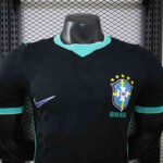 Player version 2026-2027 Brazil Black Soccer Jersey AAA - Image 2
