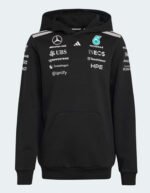 (S-3XL) 2026 Mercedes Black Formula One Racing Tracksuit with hat