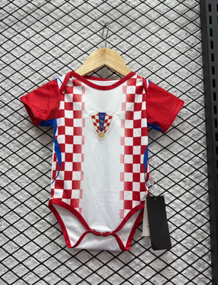 2026-2027 Croatia Home Red White Baby Soccer uniform