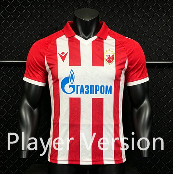 e579950b Player Version 26-27 Red Star Belgrade Home White Red Soccer Jersey - Image 1