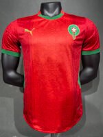 Player version 2026-27 Morocco Home Red Soccer Jersey AAA