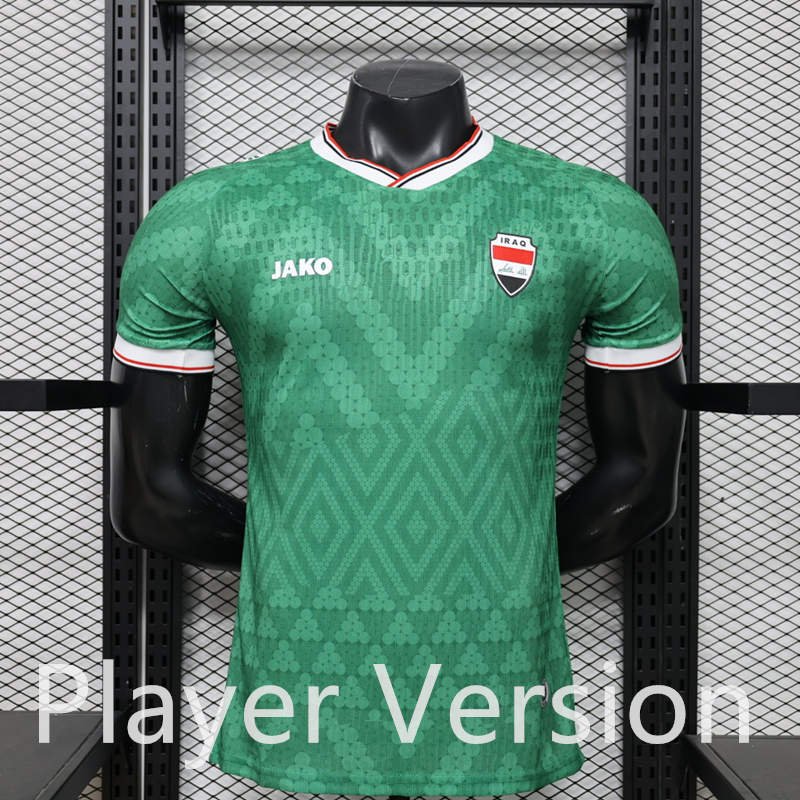 f7fffbcc Player version 2026-2027 Iraq Home Green Soccer Jersey AAA - Image 1