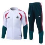 26-27 Real Madrid White Thailand Soccer Jacket Uniform