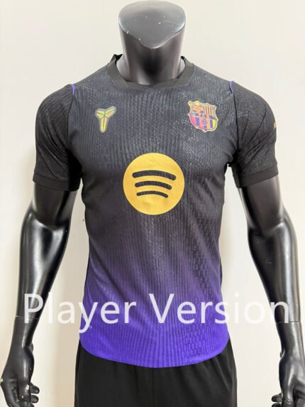 Player Version 26-27 Barcelona Away Black Purple Thailand Soccer Jersey AAA