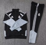 26-27 Real Madrid Black Thailand Soccer Jacket Uniform - Image 5