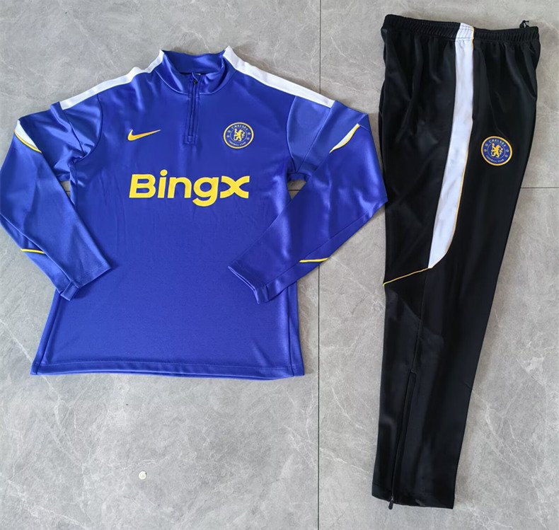 psc (1) 2026-27 Chelsea Blue Soccer Tracksuit Uniform - Image 1