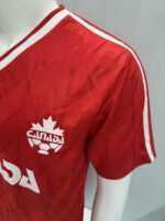Retro version 1986 Canada Red Soccer Jersey AAA - Image 4