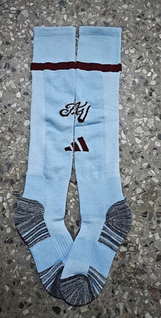 2026-27 Aston Villa Home Light Blue Soccer Socks
