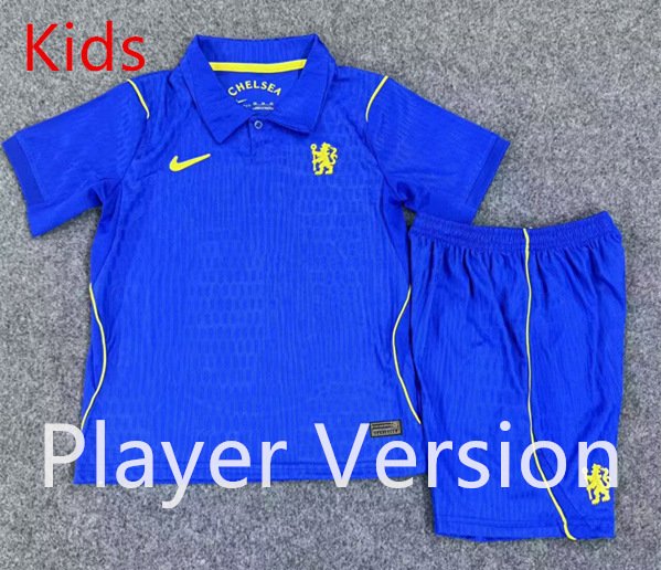 psc (2) Player version 2026-2027 Chelsea Home Blue Kids Soccer uniform - Image 1