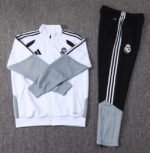 26-27 Real Madrid White Thailand Soccer Jacket Uniform - Image 4