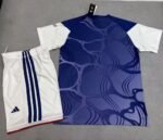 26-27 Japan Blue White Soccer Uniform - Image 3