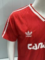 Retro version 1986 Canada Red Soccer Jersey AAA - Image 2