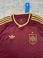 2026-2027 Spain 2nd Away Dark Red Soccer Jersey AAA - Image 3