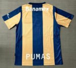 Retro Version 00-01 PumasUNAM Yellow Blue Soccer Jersey - Image 2