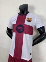 Player version 26-27 Barcelona 2nd Away White  Soccer Jersey AAA - Image 4