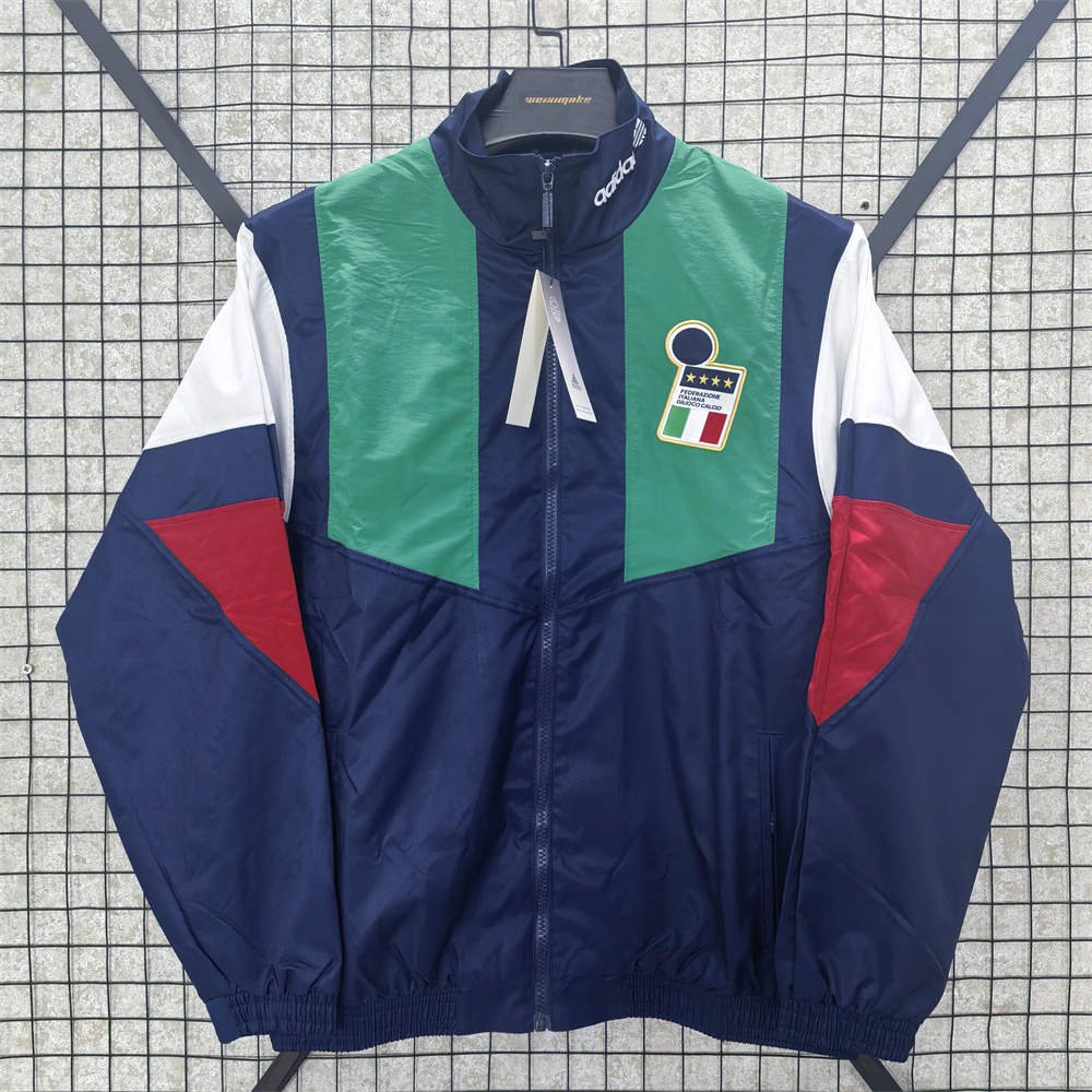 04a29cd5 2026 Italy Blue Windbreaker Soccer Jacket - Image 1