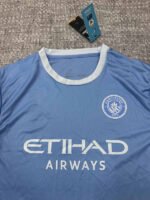 （S-4XL） 2026-2027 Manchester City Home Blue Soccer Long sleeves Jersey AAA - Image 2