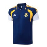 2026-27 Real Madrid Royal Blue Polo Soccer Uniform - Image 2