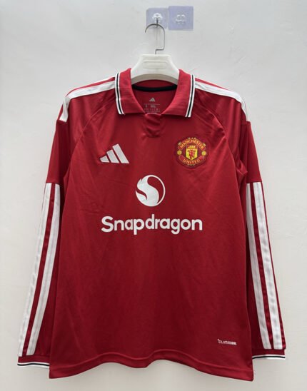 （S-4XL） 2026-2027 Manchester United Home Red Soccer Long sleeves Jersey AAA