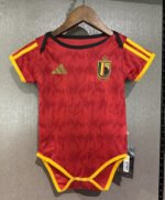 2026-2027 Belgium Home Red Baby Soccer Uniform