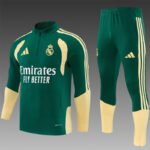 2026-27 Real Madrid Green Soccer Tracksuit Uniform