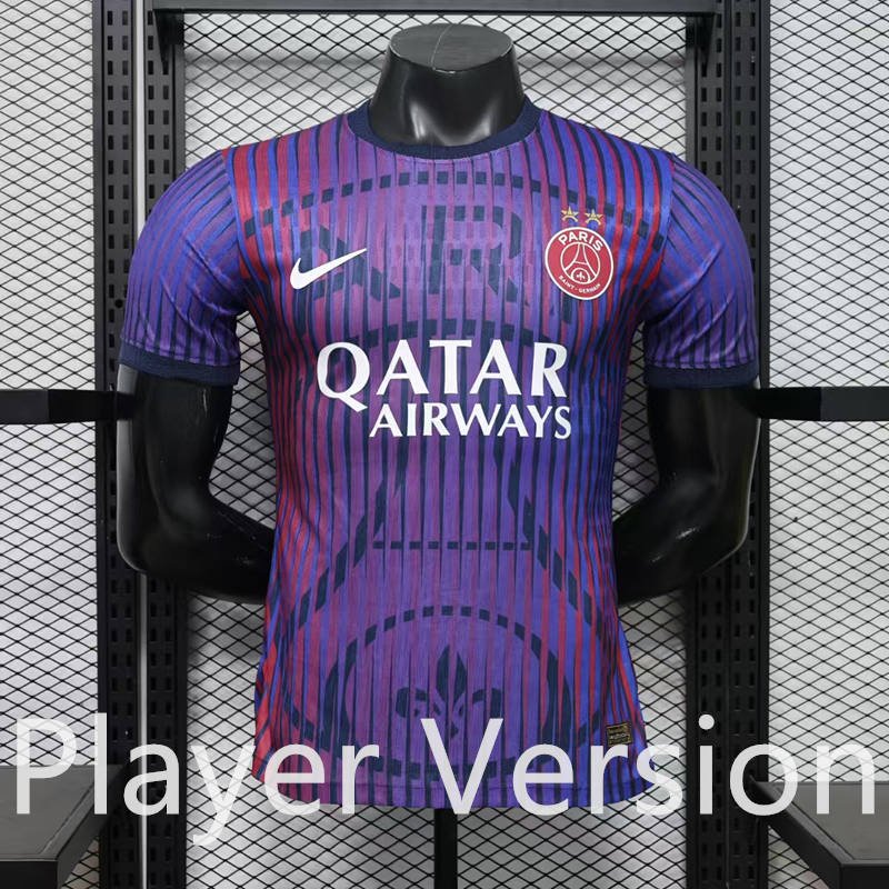 11fd42d7 Player version 2026-27 Paris Saint-Germain Purple Soccer Jersey AAA - Image 1