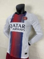 Player version 2026-27  Paris Saint-Germain Away  White LS Soccer Jersey AAA - Image 4