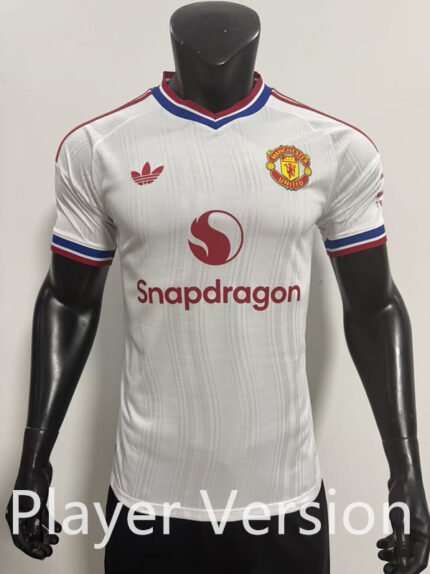 Player version 26-27 Manchester United White Soccer Jersey AAA