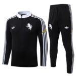 2026-27 Juventus Black Soccer Tracksuit Uniform