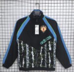 2026 Manchester United Black Windbreaker  Soccer Jacket