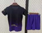 2026-27 Barcelona Away Purple Black kids/youth Soccer uniform - Image 2