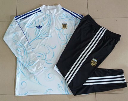 2026-27 Argentina Blue White Soccer Tracksuit Uniform