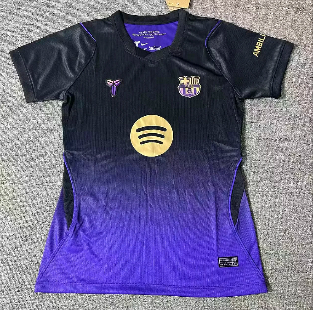 1a2fd690 2026-27 Barcelona Away Black Purple Women Soccer Jersey AAA - Image 1