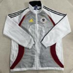 26-27 Germany Grey White Windbreaker  Soccer Jacket
