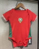 2026-2027 Morocco Home Red Baby Soccer Uniform