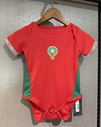 2026-2027 Morocco Home Red Baby Soccer Uniform
