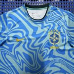 2026-2027 Brazil Blue Training  Soccer Jersey AAA - Image 3