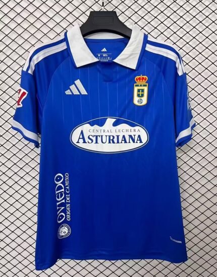 2026-27 Real Oviedo Home Blue Soccer Jersey AAA