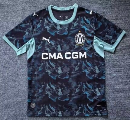 2026-2027 Olympique de Marseilles Away Blue Soccer Jersey AAA