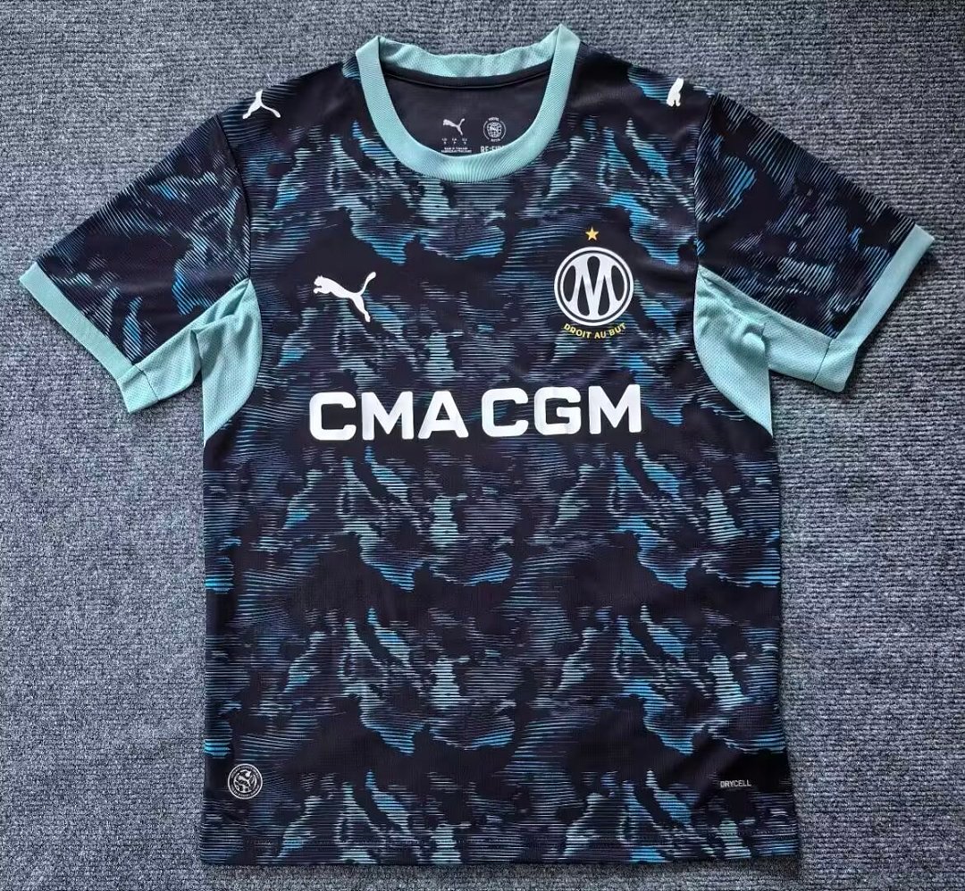 1f768037 2026-2027 Olympique de Marseilles Away Blue Soccer Jersey AAA - Image 1
