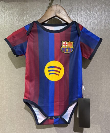 2026-2027 Barcelona Home Red Blue Baby Soccer uniform