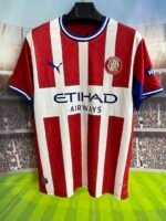 2026-27 Gerona Home Red White  Soccer Jersey AAA
