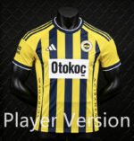 Player Version 26-27 Fenerbahçe Home Blue Yellow Soccer Jersey