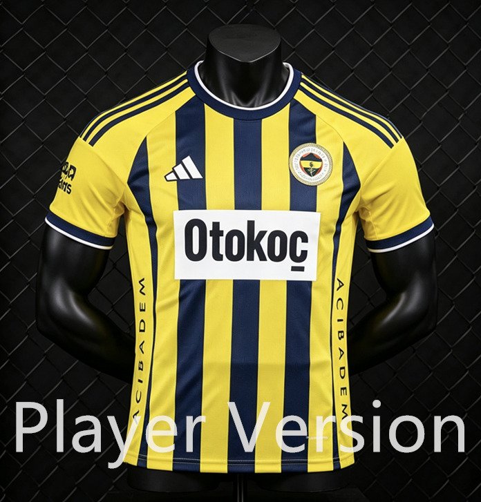 2633bd2f Player Version 26-27 Fenerbahçe Home Blue Yellow Soccer Jersey - Image 1