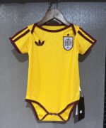 2026-2027 Spain Yellow  Baby Soccer Uniform