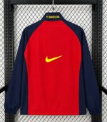 Retro version 1998 Barcelona Red Windbreaker  Soccer Jacket - Image 4