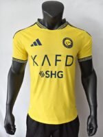 Player version 2026-27 Al Nassr Home Yellow Soccer Jersey AAA