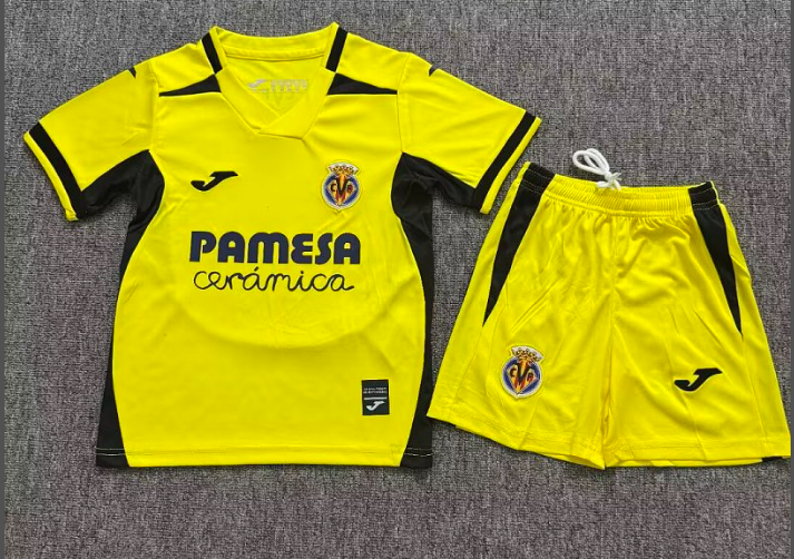 2F5515EC708155AAF5D2BF8B6659A829 2026-27 Villarreal Home Yellow kids/youth Soccer uniform - Image 1